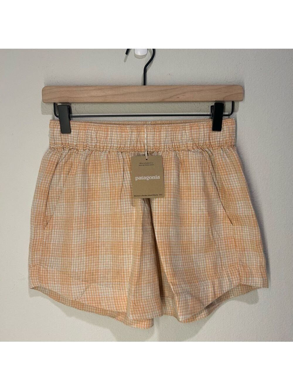 Patagonia Women's Garden Island Shorts Wispy Green Size XS NWT - Picture 1 of 5